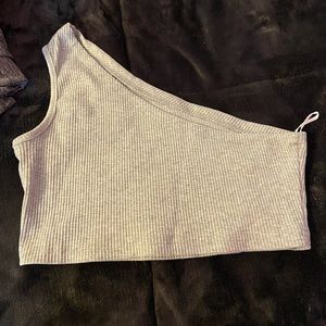 One Shoulder Crop Top